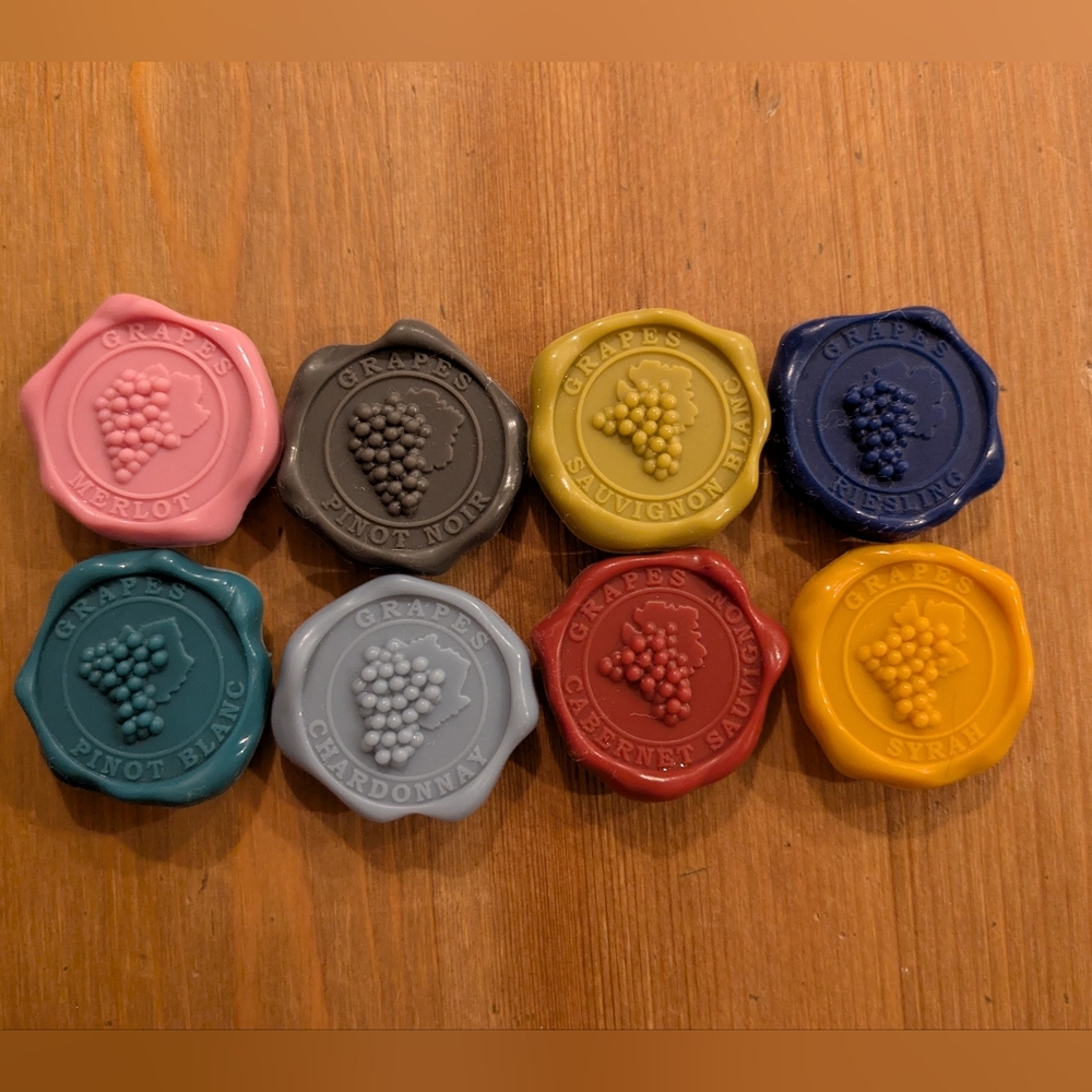 2 For $5! Colorful Wine Bottle Seals